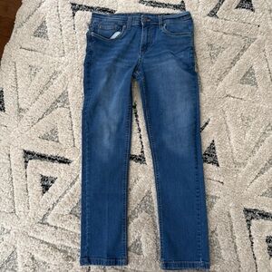 Buffalo David Bitton Jeans Womens XL Evan Slim Straight Stretch Blue Denim